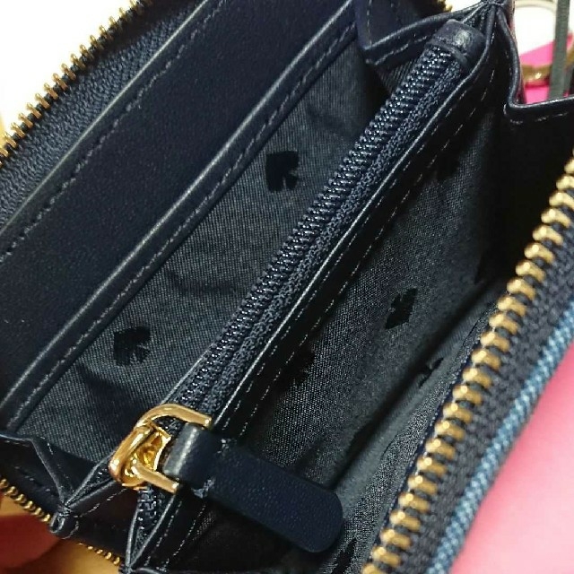 kate spade new york(ケイトスペードニューヨーク)の⭐新品⭐ ケイトスペードニューヨーク コインウォレット デニム レディースのファッション小物(コインケース)の商品写真