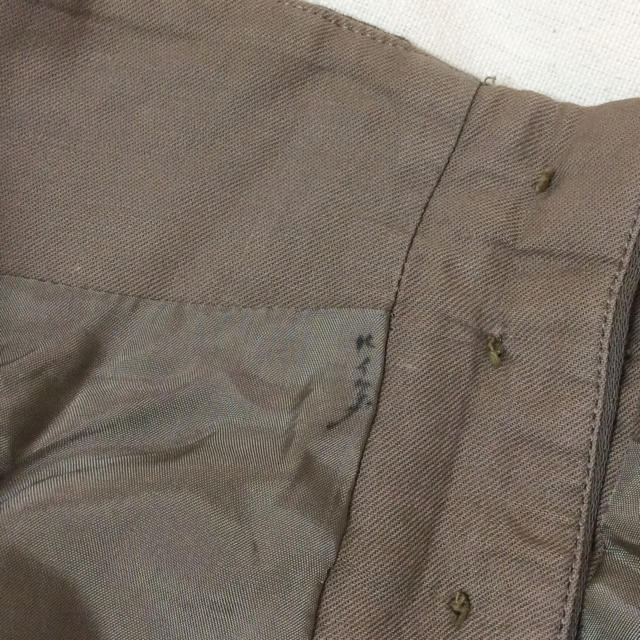Jurgen Lehl(ヨーガンレール)のヨーガンレール ウールロングフレアスカート ブラウン 一部難あり レディースのスカート(ロングスカート)の商品写真
