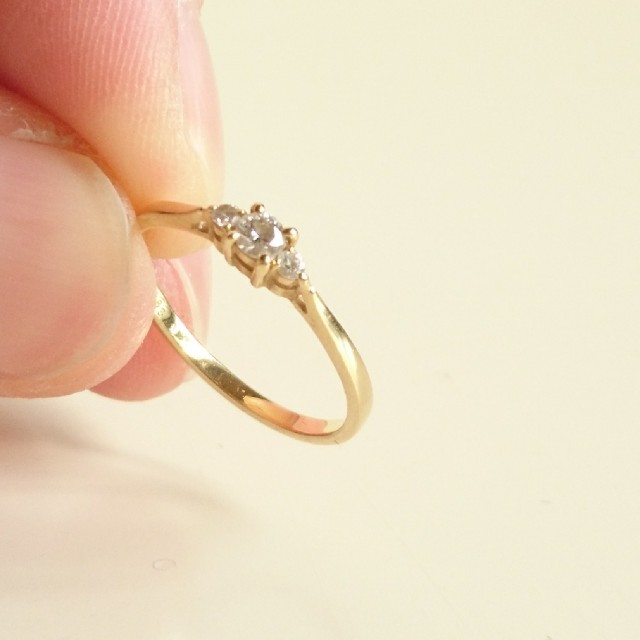 AHKAH - k18ダイヤモンド ドレスアドレス リング 指輪の通販 by 💠ハンドメイド作品出品中💠｜アーカーならラクマ