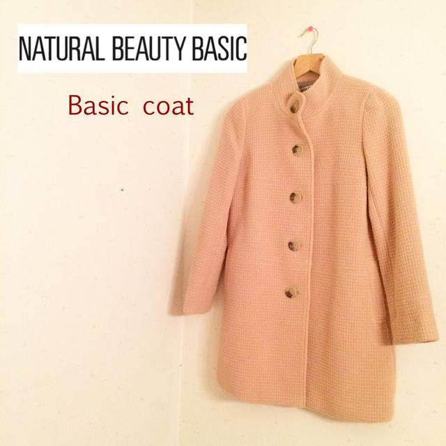 NATURAL BEAUTY BASIC(ナチュラルビューティーベーシック)のNBB スタンドカラーコート レディースのジャケット/アウター(ロングコート)の商品写真