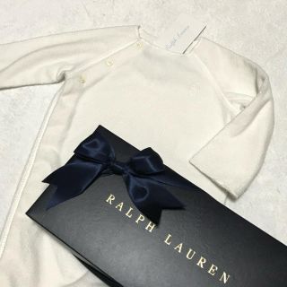 ラルフローレン(Ralph Lauren)の新品✨フリース カバーオール / ホワイト 12M/80(カバーオール)