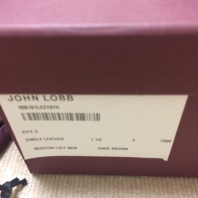 JOHN LOBB(ジョンロブ)の新品未使用 ジョンロブ  シティ2 UK7.5 メンズの靴/シューズ(ドレス/ビジネス)の商品写真