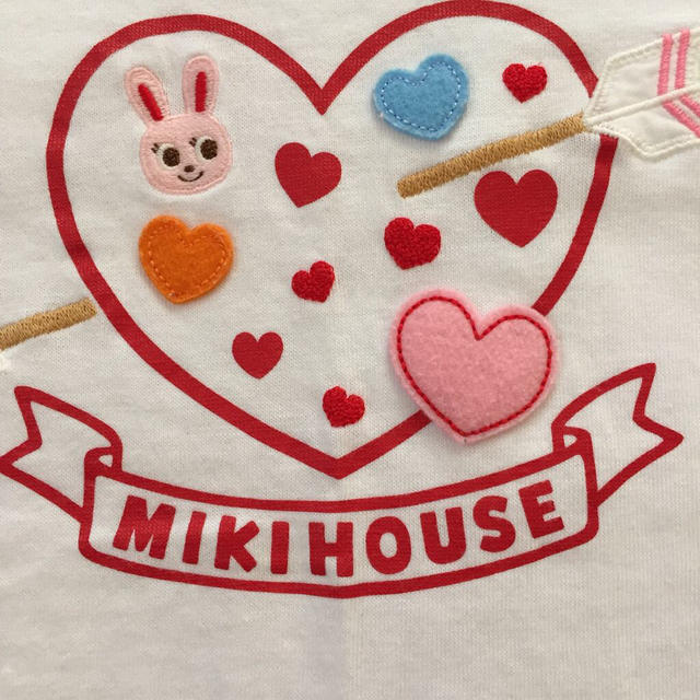 mikihouse(ミキハウス)の美品☆ミキハウス 半袖Tシャツ キッズ/ベビー/マタニティのキッズ服女の子用(90cm~)(Tシャツ/カットソー)の商品写真