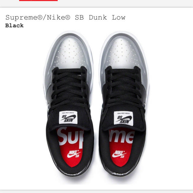 Supreme(シュプリーム)の【28cm】Supreme®/Nike® SB Dunk Low メンズの靴/シューズ(スニーカー)の商品写真