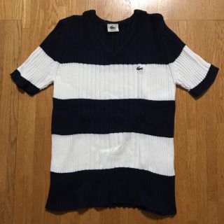 ラコステ(LACOSTE)のボーダーニット(ニット/セーター)