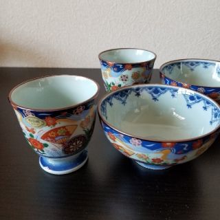 有田焼　茶碗&湯飲みセット(食器)