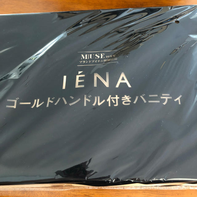 IENA(イエナ)のIENA ゴールドハンドル付きバニティ レディースのファッション小物(ポーチ)の商品写真