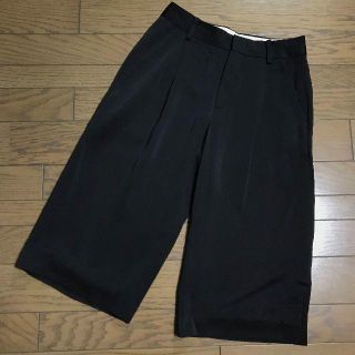 ユナイテッドアローズ(UNITED ARROWS)のユナイテッドアローズ スッキリ美シルエット黒ブラックハーフパンツ(ハーフパンツ)