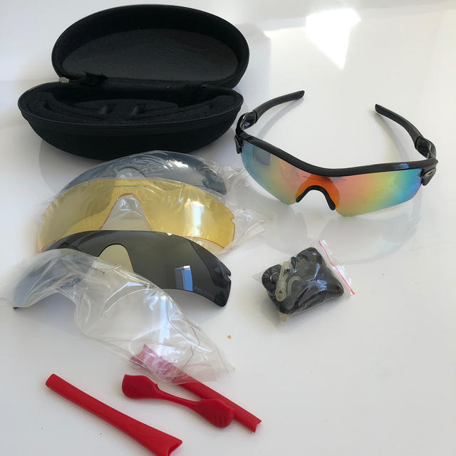 Oakley(オークリー)のオークリー rader レンズ4枚 スポーツ/アウトドアの自転車(ウエア)の商品写真