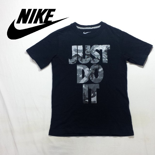 NIKE(ナイキ)のNIKE　ナイキ　半袖　Tシャツ　JUST DO IT　デカロゴ レディースのトップス(Tシャツ(半袖/袖なし))の商品写真