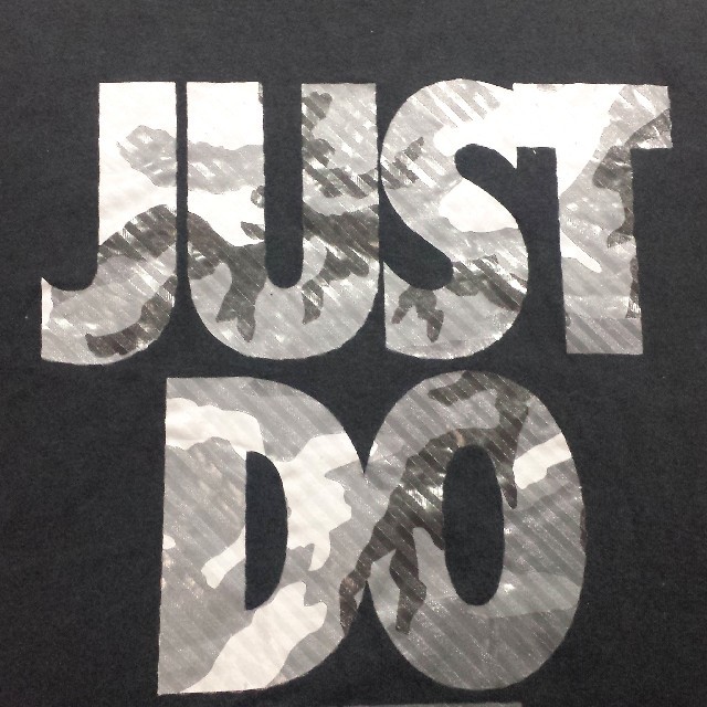 NIKE(ナイキ)のNIKE　ナイキ　半袖　Tシャツ　JUST DO IT　デカロゴ レディースのトップス(Tシャツ(半袖/袖なし))の商品写真