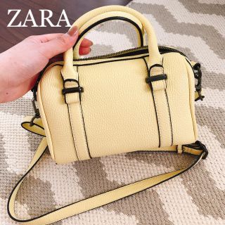 ザラ(ZARA)の美品★ZARA ミニボストン型 ショルダーバッグ(ショルダーバッグ)