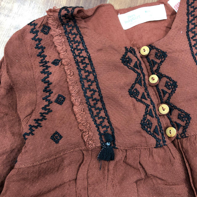 ZARA KIDS(ザラキッズ)のチュニック ワンピース キッズ/ベビー/マタニティのキッズ服女の子用(90cm~)(ワンピース)の商品写真