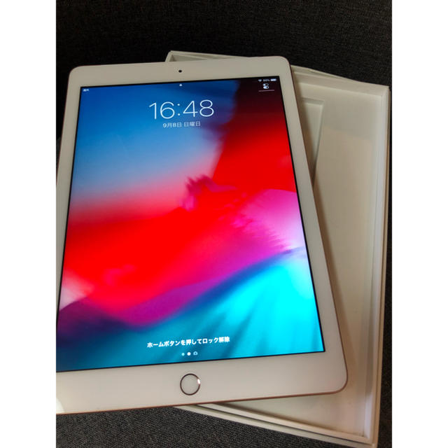 iPad 第6世代セルラーモデル 128GB ゴールド AppleCare付タブレット