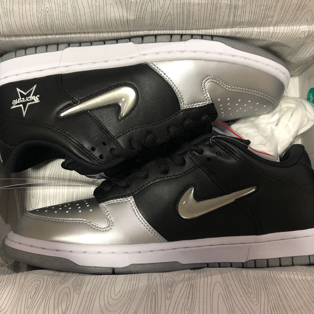 Supreme Nike SB Dunk Low  27cm black 黒