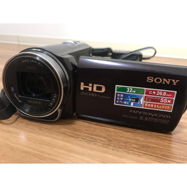 SONY(ソニー)の【youbun19様専用】ソニー  ビデオカメラ HDR-CX430V スマホ/家電/カメラのカメラ(ビデオカメラ)の商品写真