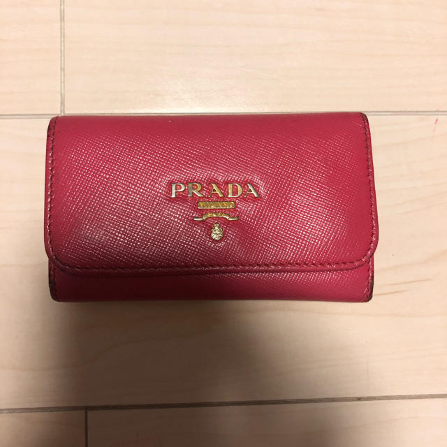 PRADA(プラダ)のプラダ キーケース ピンク レディースのファッション小物(キーケース)の商品写真