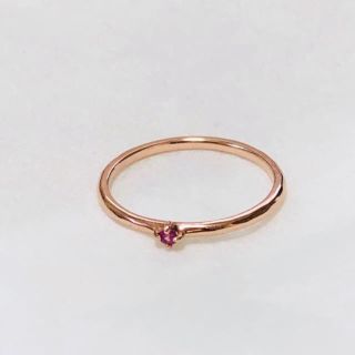 ete - お値下げ!ete ピンクサファイア ピンキーリング 3号の通販 by ...