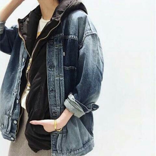 L'Appartement DEUXIEME CLASSE(アパルトモンドゥーズィエムクラス)のSTAMMBAUM OVESIZE DENIM JACKET レディースのジャケット/アウター(Gジャン/デニムジャケット)の商品写真