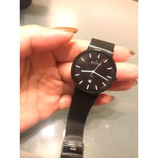 スカーゲン(SKAGEN)のスカーゲン 腕時計 ブラック(腕時計(アナログ))