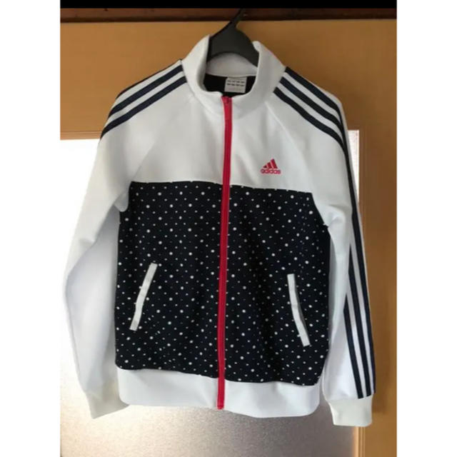 adidas(アディダス)のアディダスジャージ キッズ/ベビー/マタニティのキッズ服女の子用(90cm~)(ジャケット/上着)の商品写真