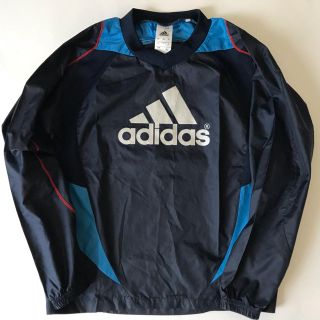 アディダス(adidas)のadidas アディダス 薄手シャカシャカ ビッグロゴ☆ピステ 140(ジャケット/上着)