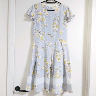 トッコ(tocco)のtocco closet　花柄ワンピース　半袖　フラワー(ひざ丈ワンピース)