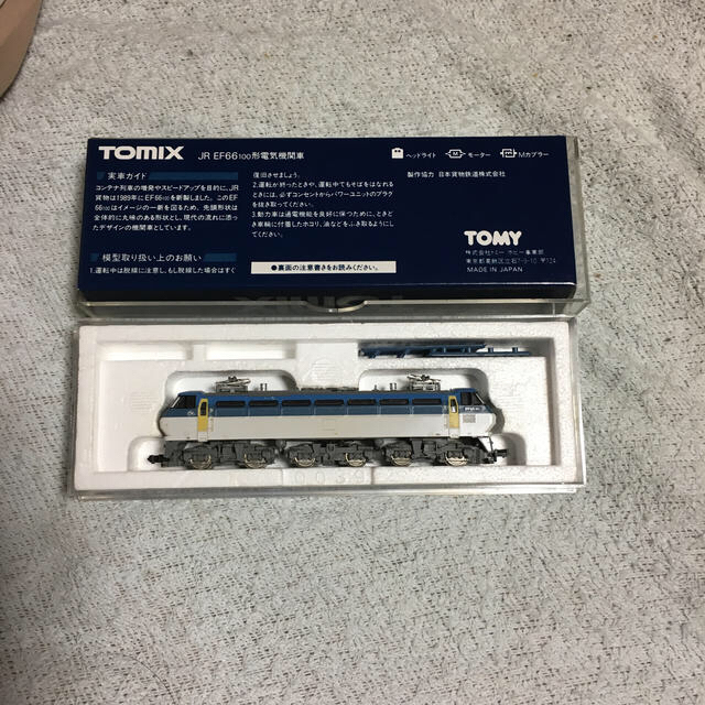 TOMMY(トミー)のTOMIX ブルートレイン jr ef66100形電気機関車 Nゲージ エンタメ/ホビーのおもちゃ/ぬいぐるみ(模型/プラモデル)の商品写真