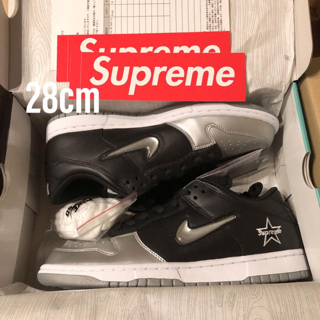 Supreme Nike SB Dunk Low 19aw black