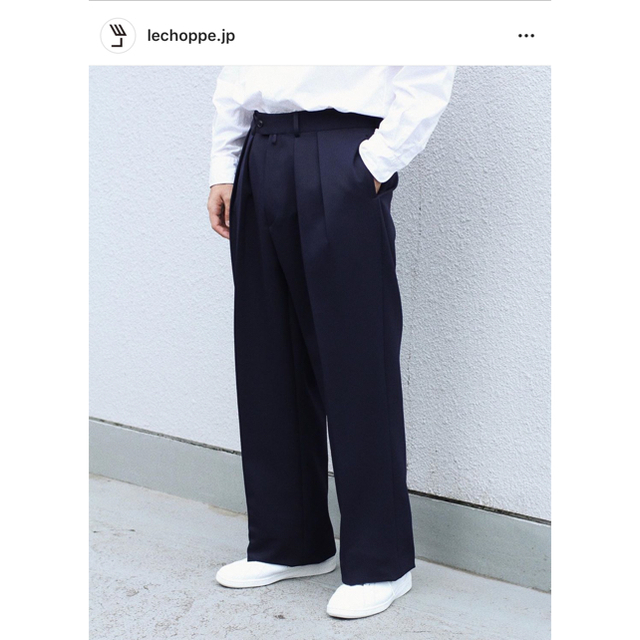 neat×レショップ限定パンツ44ネイビー新品未使用-