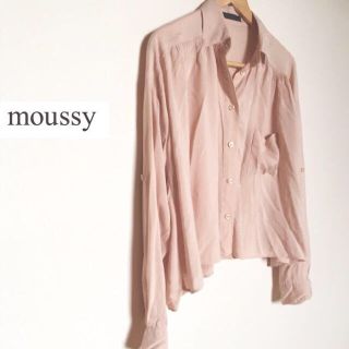 マウジー(moussy)のテロンとした生地の大人ブラウス(シャツ/ブラウス(長袖/七分))