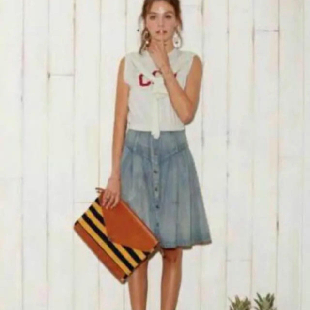 Ungrid(アングリッド)の新品タグ付き✰Ungrid フレアデニムスカート  レディースのスカート(ロングスカート)の商品写真