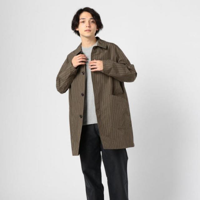 DANTON(ダントン)の【DANTON/ダントン】ステンカラーチェック  メンズのジャケット/アウター(ステンカラーコート)の商品写真