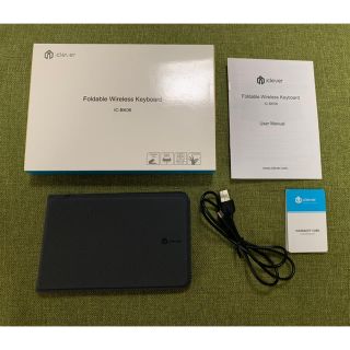 iclever Bluetoothキーボード 折りたたみ式 IC-BK06(PC周辺機器)