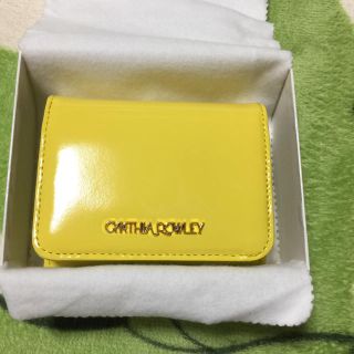 シンシアローリー(Cynthia Rowley)の新品　定価17280円シンシアローリー　本革　二つ折り短財布(財布)