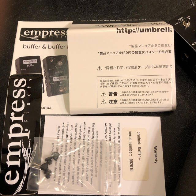 empress buffer+ 楽器のギター(エフェクター)の商品写真