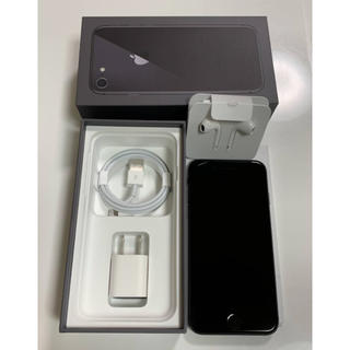 アイフォーン(iPhone)の新品同様 iPhone 8 Space Gray 64 GB simフリー(スマートフォン本体)