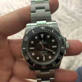 ロレックス(ROLEX)の【日曜に出品取り下げます】ロレックス サブマリーナ ノンデイト 114060(腕時計(アナログ))