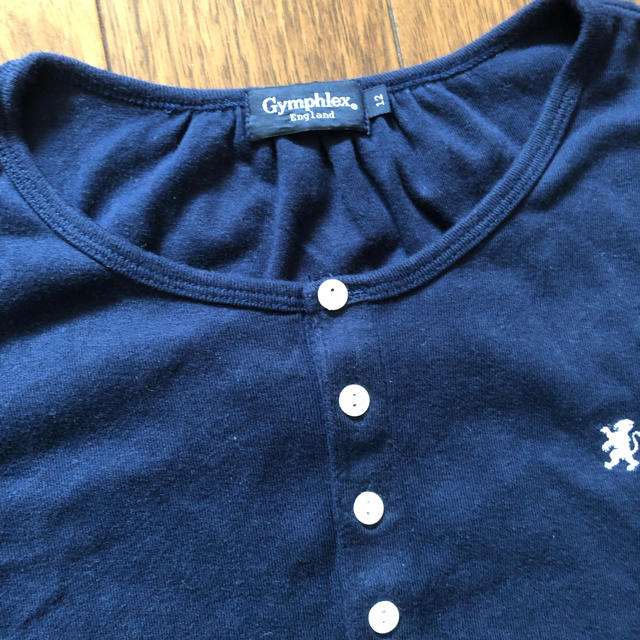 GYMPHLEX(ジムフレックス)のジムフレックス★ロンT 濃紺 レディースのトップス(Tシャツ(長袖/七分))の商品写真