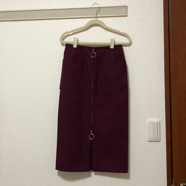Noble(ノーブル)のノーブル♡ジップスカート レディースのスカート(ひざ丈スカート)の商品写真