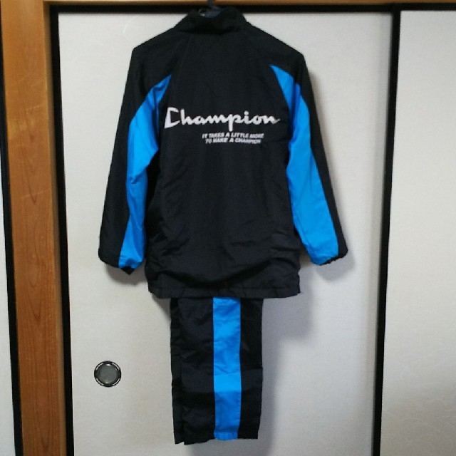 Champion(チャンピオン)の男児150 上下ジャージ裏起毛 キッズ/ベビー/マタニティのキッズ服男の子用(90cm~)(その他)の商品写真