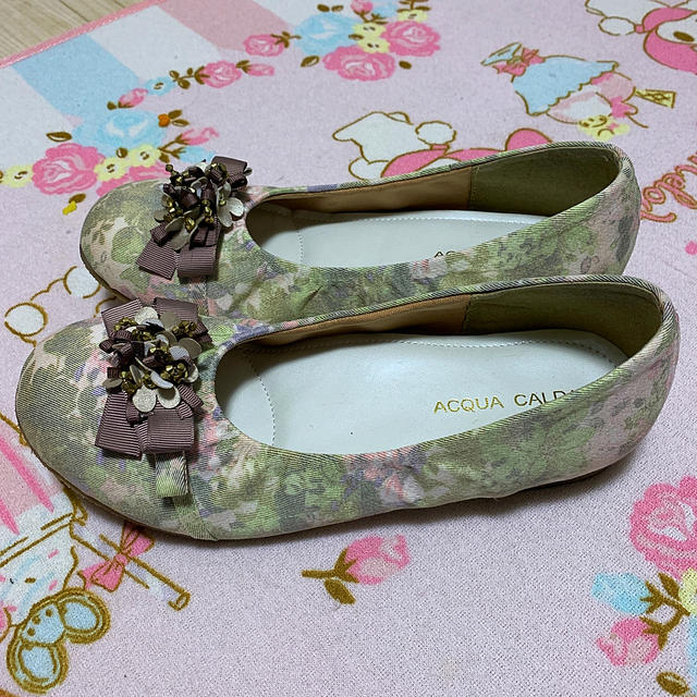 ニッセン(ニッセン)の花柄パンプス レディースの靴/シューズ(ハイヒール/パンプス)の商品写真