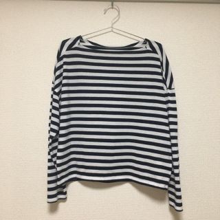 アダムエロぺ(Adam et Rope')の【発送受付9/8まで】アダムエロペ: ボーダーTシャツ(Tシャツ/カットソー(七分/長袖))