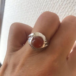 天然石カーネリアンの指輪(リング(指輪))
