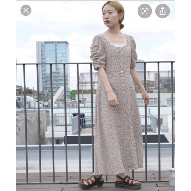 w closet(ダブルクローゼット)の♡Wクローゼット 花柄ワンピ♡ レディースのワンピース(ミニワンピース)の商品写真