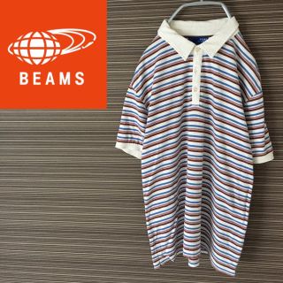 ビームス(BEAMS)のBEAMS ポロシャツ ビームス ボーダー 古着(ポロシャツ)