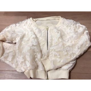 ロジータ(ROJITA)の【美品】ROJITA シースルー花柄ブルゾン(ブルゾン)