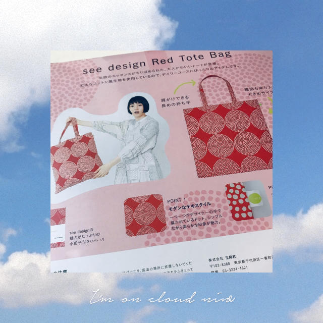 宝島社(タカラジマシャ)のsee　design　Red　Tote　Bag　Book  のん♬ エンタメ/ホビーの本(その他)の商品写真