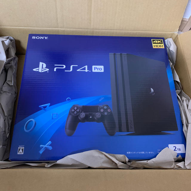 新品未開封 PS4 Pro 2TB CUH-7200CB01 ジェットブラックゲームソフト/ゲーム機本体