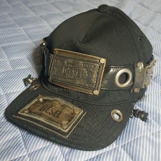 ディーゼル(DIESEL)のDIESEL REBOOT-BLACK-BIKER-CAP　ニコラ(キャップ)